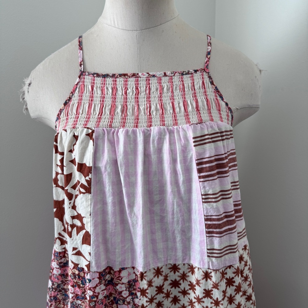 Universal Thread Xs Patchwork Maxi Dress ~ Gingha… - image 3